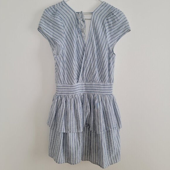 American Eagle Striped Blue & White Dress in Medium - Picture 2 of 4